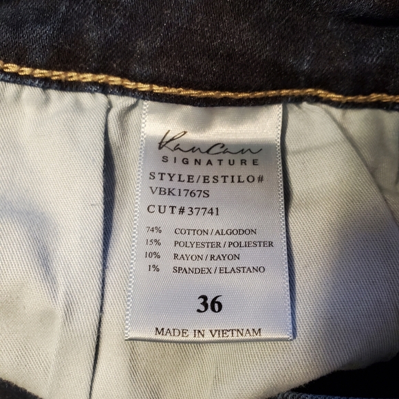 KanCan 6 Button Fly Signature High Rise Skinny Size 36 - Picture 6 of 7